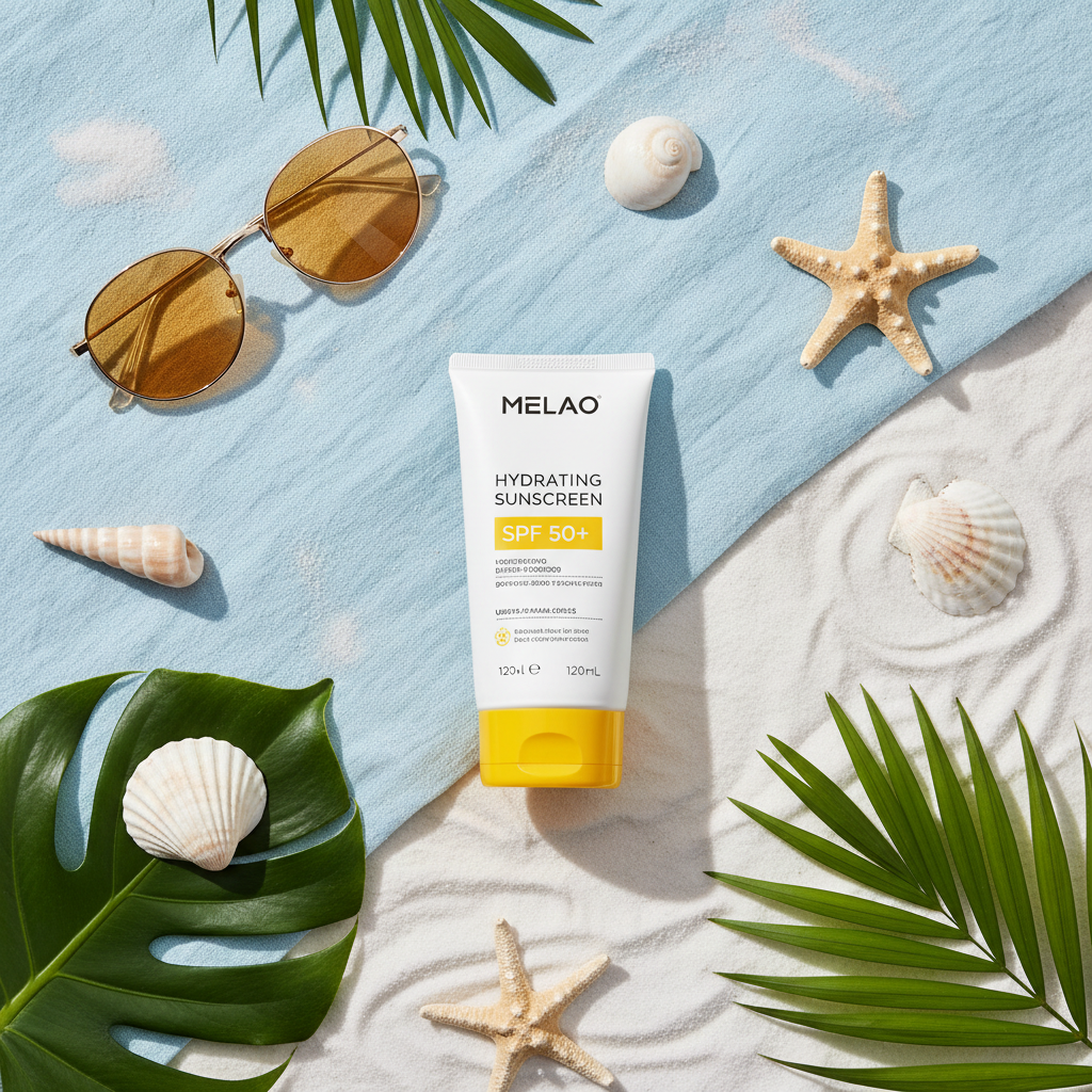 MELAO Sunscreen - Flat Lay